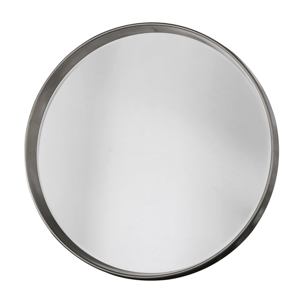 Ibbie Round Mirror Silver - Joal Interiors