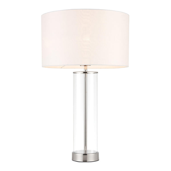 Yuri Table Lamp Bright Nickel - Joal Interiors