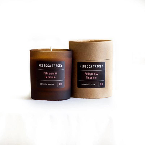 Rebecca Tracey Petitgrain & Geranium Candle - Joal Interiors