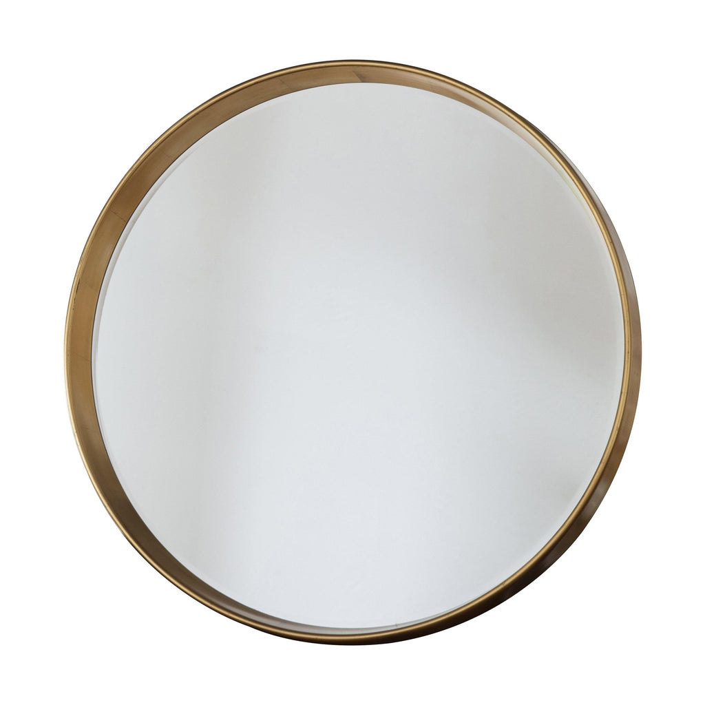 Ibbie Round Mirror Gold - Joal Interiors