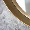 Ibbie Round Mirror Gold - Joal Interiors